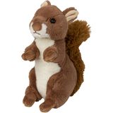 Eekhoorn knuffel van zachte pluche - 22 cm - dieren knuffels voor kinderen