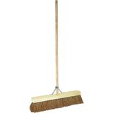 Universele Bezem - Bruin - FSC Hout/Kokos - Inclusief Stokhouder