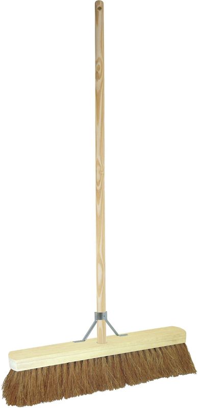 Universele Bezem - Bruin - FSC Hout/Kokos - Inclusief Stokhouder