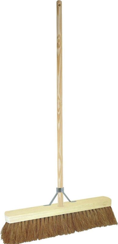 BETRA - Universele Bezem - Beige - FSC Hout - Inclusief Stokhouder