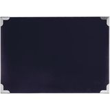 5Five Opbergdoos/box - 2x - donkerblauw - L36 x B24.5 x H12.5 cm - Stevig karton - Bluebox