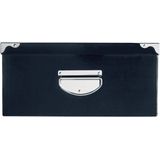 5Five Opbergdoos/box - 3x - donkerblauw - L44 x B31 x H15 cm - Stevig karton - Bluebox