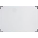 5Five Opbergdoos/box - 4x - wit - L32 x B21.5 x H12 cm - Stevig karton - Whitebox
