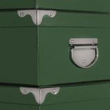 5Five Opbergdoos/box - 5x - groen - L36 x B24.5 x H12.5 cm - Stevig karton - Greenbox