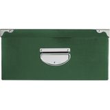 5Five Opbergdoos/box - 5x - groen - L36 x B24.5 x H12.5 cm - Stevig karton - Greenbox