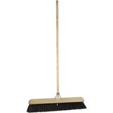 BETRA - Universele Binnenbezem - Beige - FSC Hout - Inclusief Stokhouder