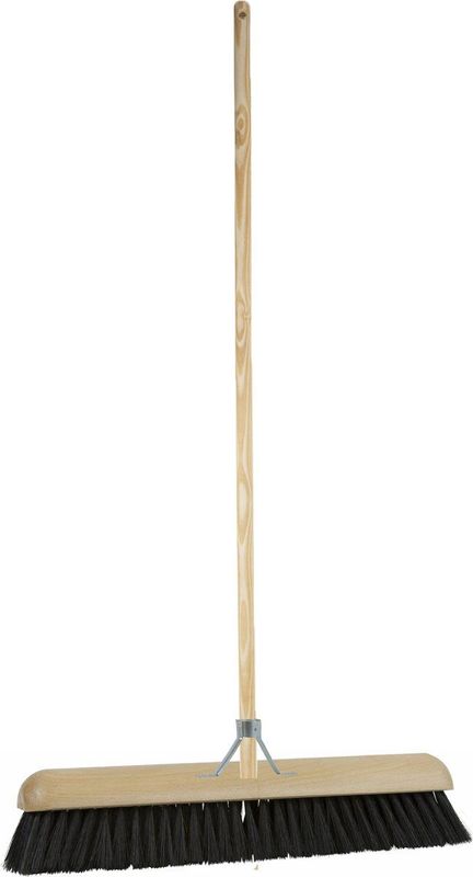 BETRA - Universele Binnenbezem - Beige - FSC Hout - Inclusief Stokhouder