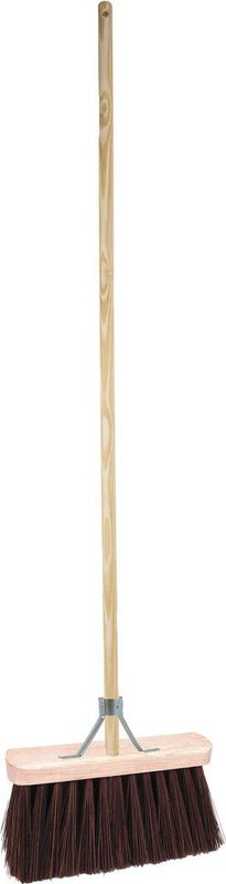 BETRA - Universele Bezem - Beige - FSC Hout - Met Klem-Uiteinde