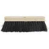 BETRA - Universele Harde Buitenbezem - Beige - FSC Hout - Inclusief Stokhouder