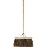 BETRA - Universele Bezem - Beige - FSC Hout - Inclusief Stokhouder