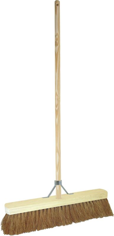 BETRA - Universele Bezem - Beige - FSC Hout - Inclusief Stokhouder