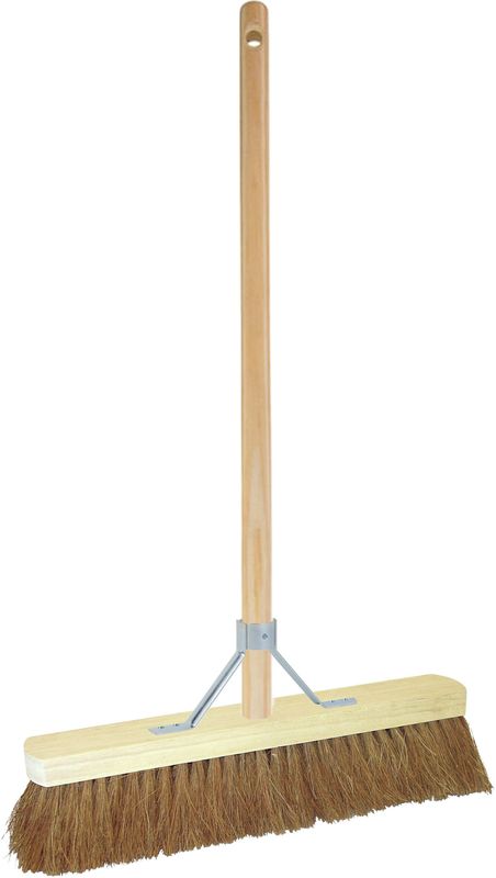 BETRA - Universele Binnenbezem - Bruin - FSC Hout/Kokos - Inclusief Bezemsteel
