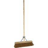 BETRA - Universele Bezem - Beige - FSC Hout - Inclusief Stokhouder