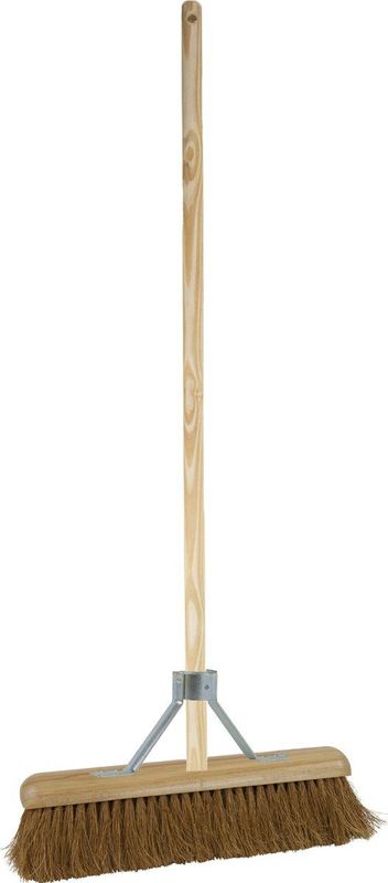 BETRA - Universele Bezem - Beige - FSC Hout - Inclusief Stokhouder