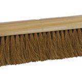 Bezems - Beige - FSC Hout - Inclusief Stokhouder en Bezemkop