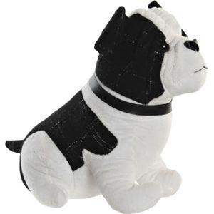 Items Deurstopper - 1 kilo gewicht - Hond Franse Bulldog - zwart/wit - 29 x 26 cm