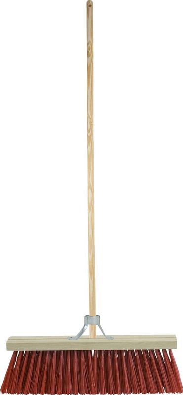 BETRA - Universele Harde Bezem - Beige - FSC Hout - Met Klem-Uiteinde