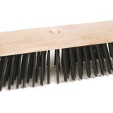 BETRA - Universele Harde Buitenbezem - Beige - FSC Hout - Inclusief Stokhouder