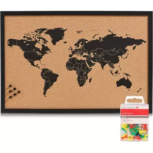 Wereldkaart van kurk Woody Map L Blauw | Miss Wood | 8436563400056 | Reisboekwinkel De Zwerver Wereldkaart van kurk Woody Map L Blauw | Miss Wood | 8436563400056 | Reisboekwinkel De Zwerver