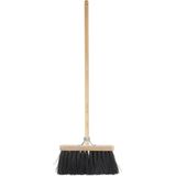 BETRA - Universele Bezem - Beige - FSC Hout - Incl. Stokhouder