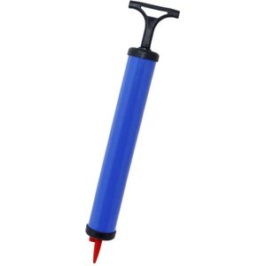 Ballenpomp/luchtpomp - met naald - blauw - 28 cm - Handpomp