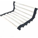 Benson Pannenonderzetter - 2x - RVS - antislip - buigbaar - 22 x 22 cm - Afdruiprek