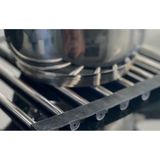 Benson Pannenonderzetter - 3x - RVS - antislip - buigbaar - 22 x 22 cm - Afdruiprek