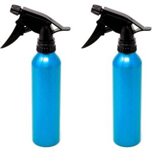 Concorde waterverstuiver - 2x - blauw - aluminium - 300 ml - Spray verkoeler