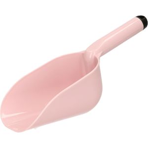 PlasticForte Multifunctionele toepasbare schep - roze - kunststof - 31 x 9 cm - doseerschep