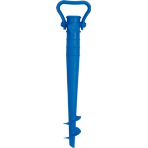 Parasolharing - blauw - kunststof - D37 mm x H40 cm - Parasolvoeten