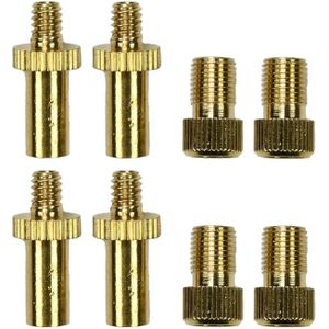 Benson Fiets nippelset / verloopnippels - messing - 8-delig