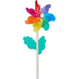 Cepewa Windmolen tuin/strand - 5x - Speelgoed - Multi kleuren - 30 cm