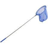 Vlindernet/insectennet - blauw - metaal - 38,5 tot 86 cm - Telescopisch