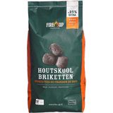 BBQ starterspakket - houtskool briketten 5 kilo - barbecue superstarter aanmaakblokjes 34x