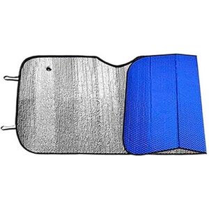 Auto zonnescherm - blauw - aluminium - L60 x B130 cm