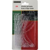 Peha Leuning/Trapleuning Tie-wrap Haakjes - 24x - Kerstverlichting Ophangen