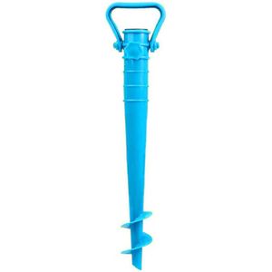 Parasolharing - blauw - kunststof - D40 mm x H37 cm - parasolhouder