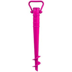 Parasolharing - roze - kunststof - D40 mm x H37 cm - parasolhouder