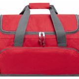 Reistas/weekendtas/sporttas model Booking - 65 x 34 x 33 cm - 4 vakken - rood