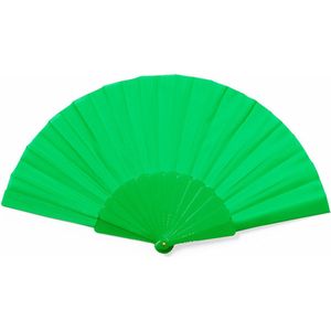 Spaanse Handwaaier - Groen - Gerecycled Kunststof/Polyester - 42 X 23 cm