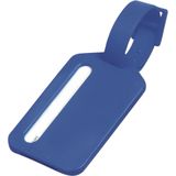 Kofferlabel Janina - 4x - blauw - 9 x 5 cm - reiskoffer/handbagage label