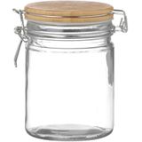 Weckpot/inmaakpot - 10x - 700 ml - glas - met beugelsluiting - incl. etiketten