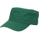 Myrtle Beach Leger/army pet voor volwassenen - donkergroen - Militairy look rebel cap - verstelbaar