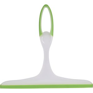 Bathroom solutions Raamwisser - raamtrekker - douchewisser - wit/groen - pp kunststof - 23 x 25 x 3 cm