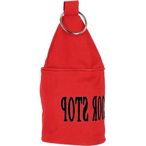 Esschert Deurstopper Neon - 2,5 Kg - Canvas - Rood - 13 X 13 X 28.5 cm