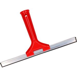 Raamwisser/raamtrekker - kunststof handvat - rood - 25 cm breed