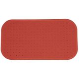 MSV - Douche/Bad Anti-Slip Mat - Terracotta - Rubber - 2 Stuks