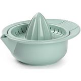 Plasticforte Sinaasappelpers/citruspers - Handmatig - kunststof - 18 x 10 cm - mintgroen