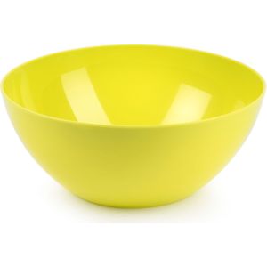 Plasticforte Serveerschaal/saladeschaal - D20 x H8 cm - kunststof - groen