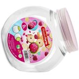 Forte Plastics Snoeppot/voorraadpot - 2L - oud roze - kunststof - D12 x H17 cm